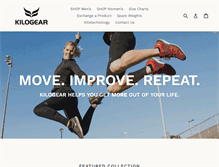 Tablet Screenshot of kilogear.com